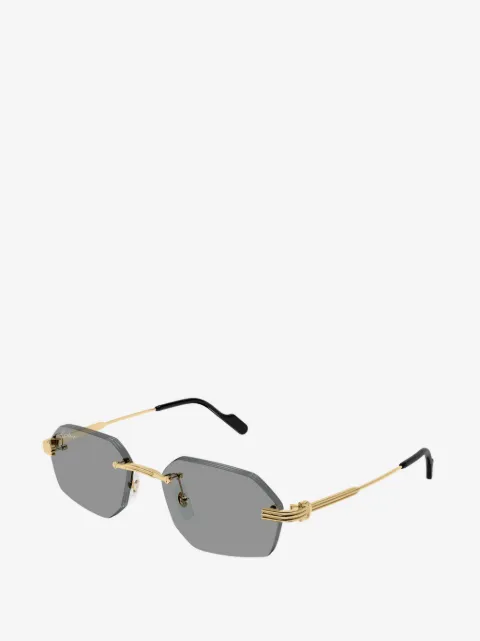 Cartier Eyewear lunettes de soleil à monture géométrique