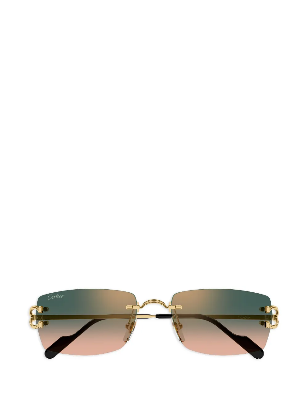 Cartier Eyewear Décor C rimless sunglasses - Oro