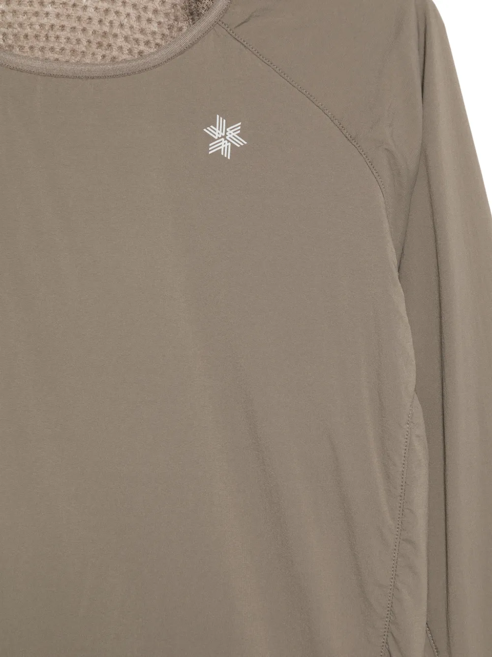 Goldwin Trui met raglan mouwen en logoprint Groen