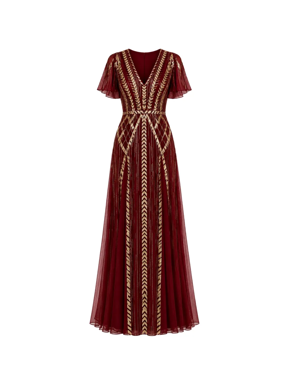 Temperley London Viola gown - Rot