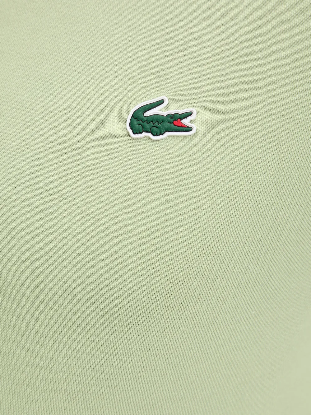 Lacoste T-shirt met logopatch Groen