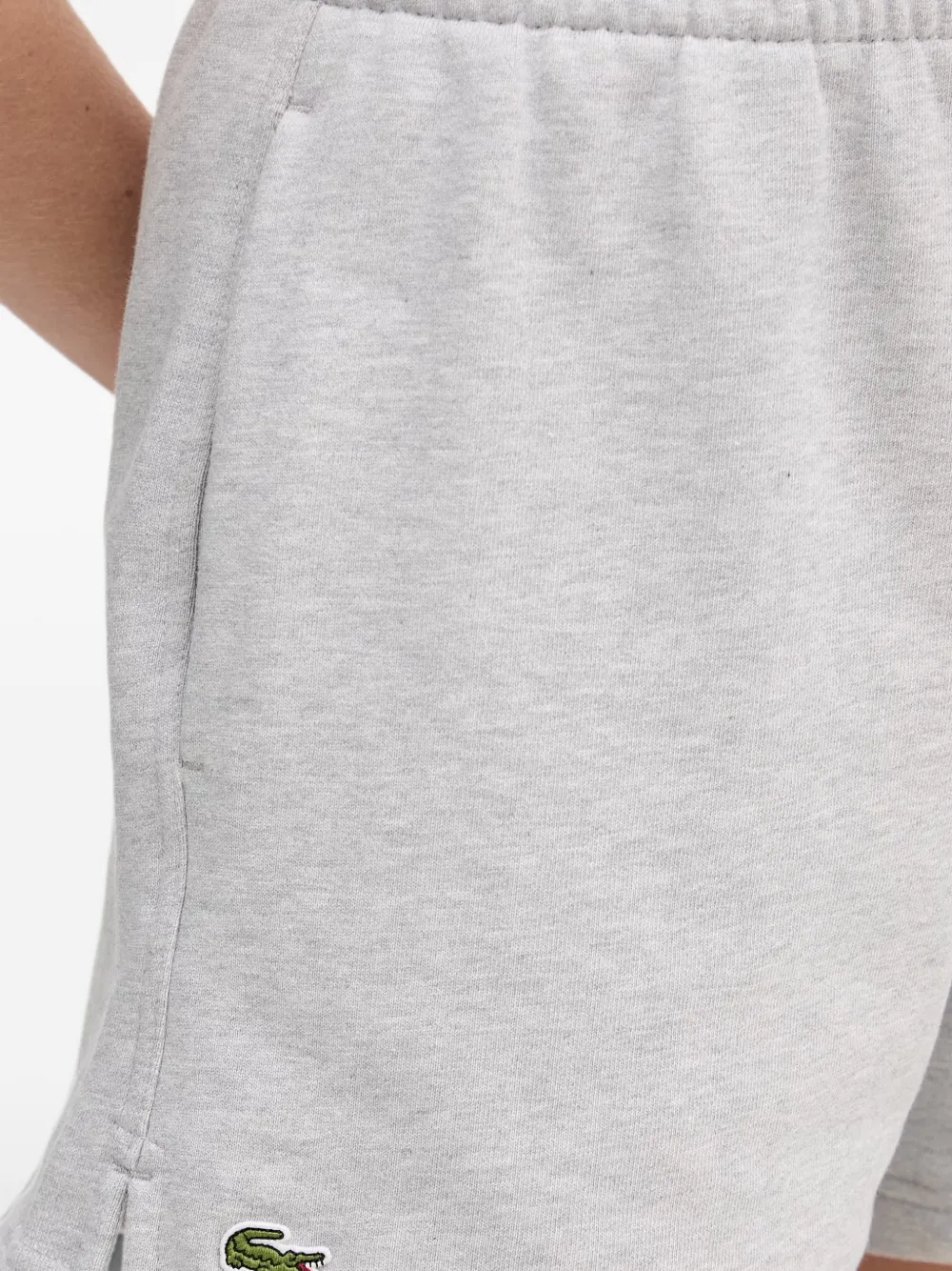 Lacoste Shorts met logopatch Grijs