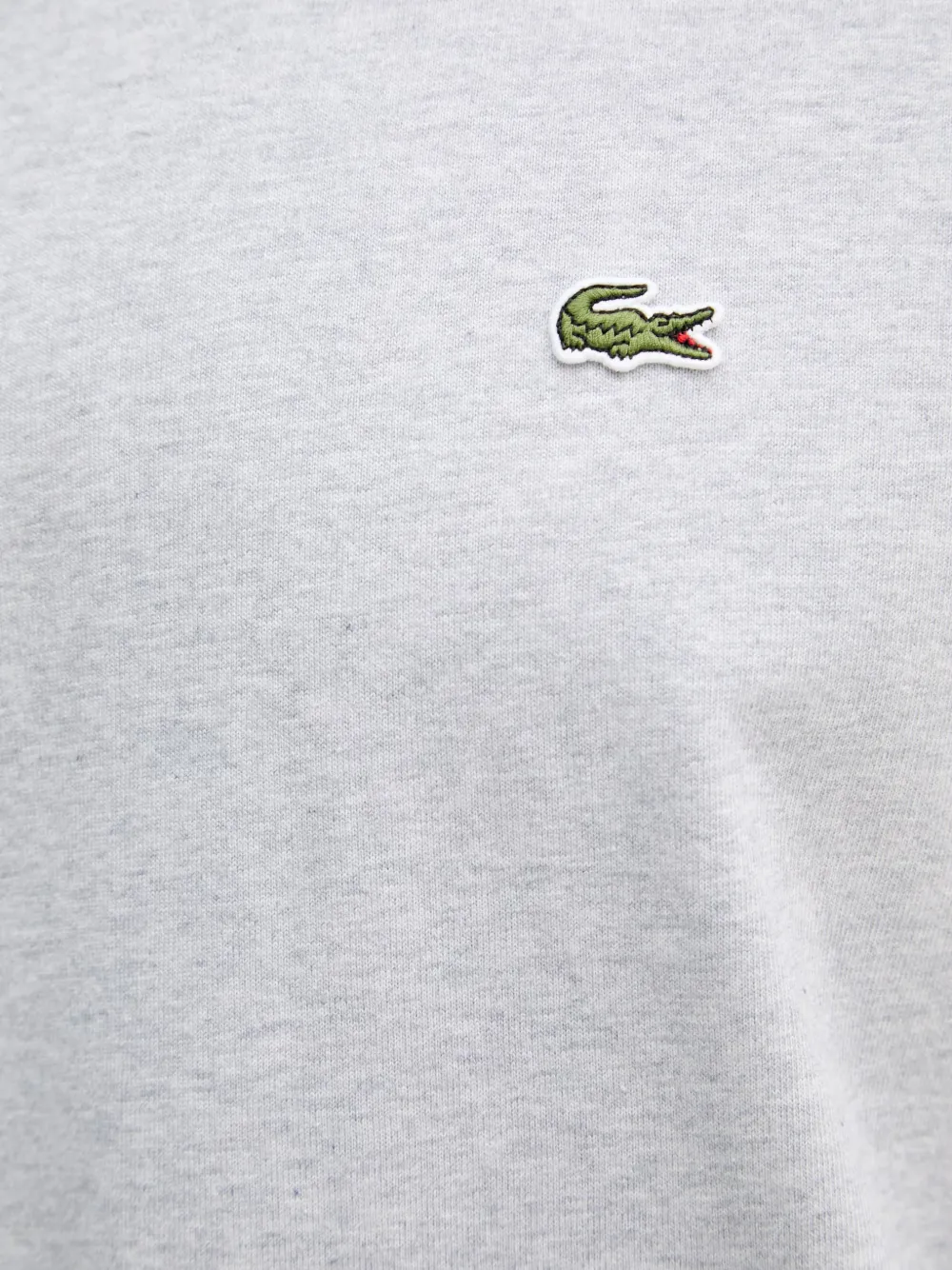 Lacoste T-shirt met logopatch Grijs