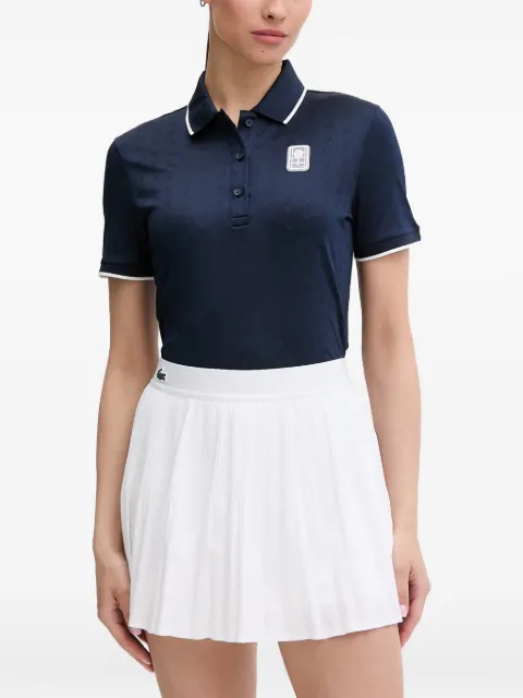Lacoste Heritage monogram polo shirt