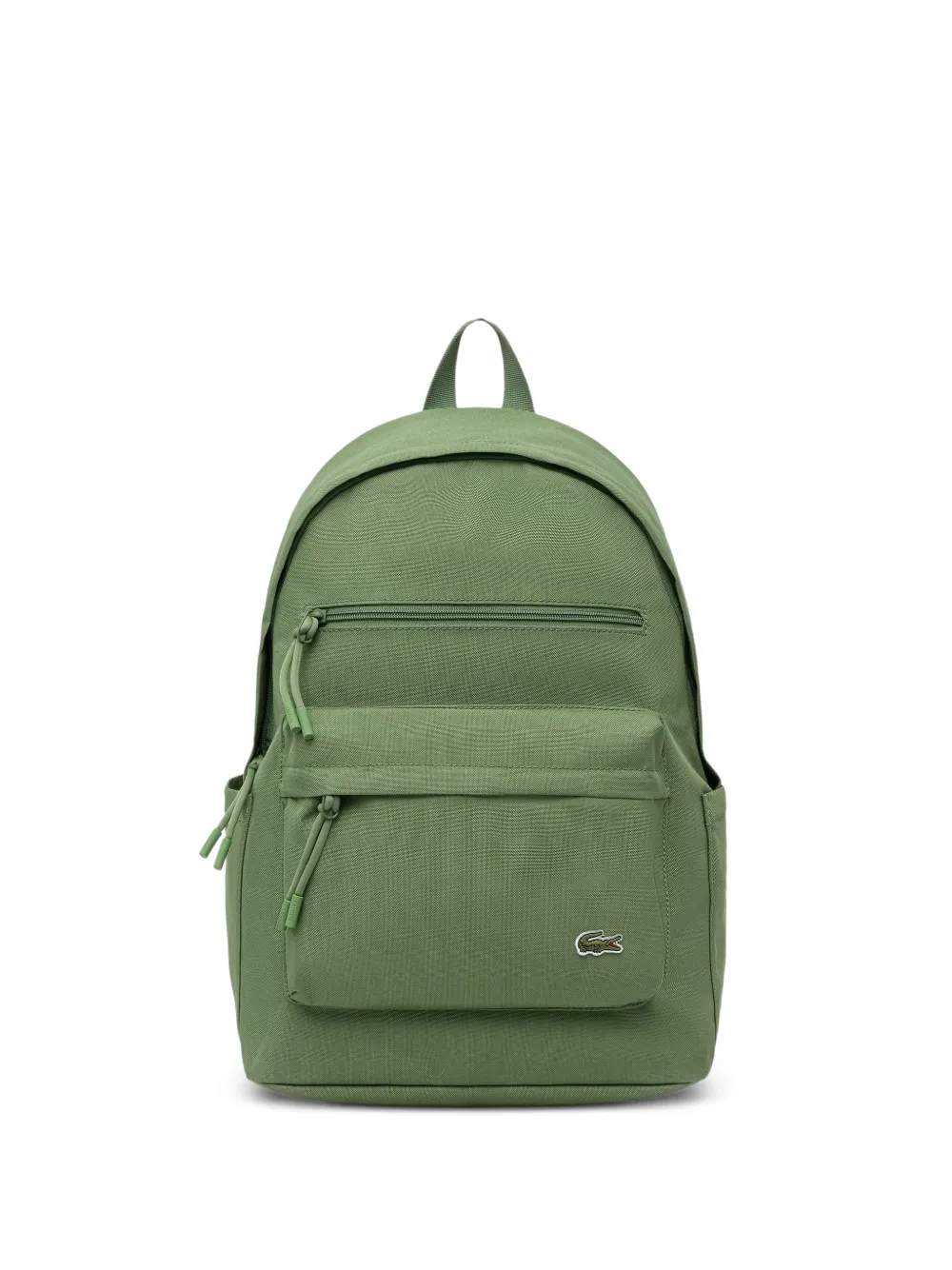 Lacoste Neocroc logo-patch zip-fastening backpack - Verde