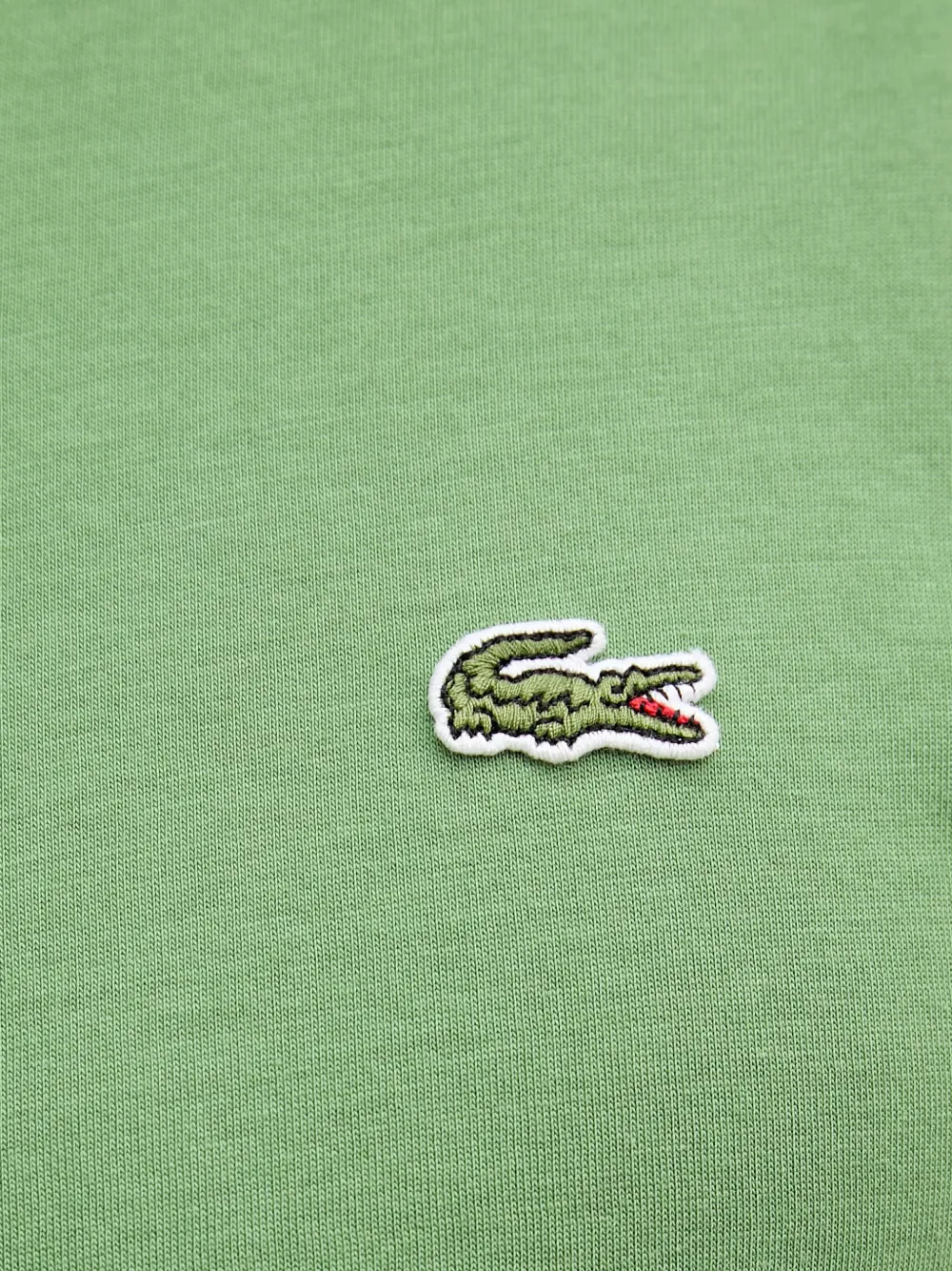 Lacoste T-shirt met logopatch Groen