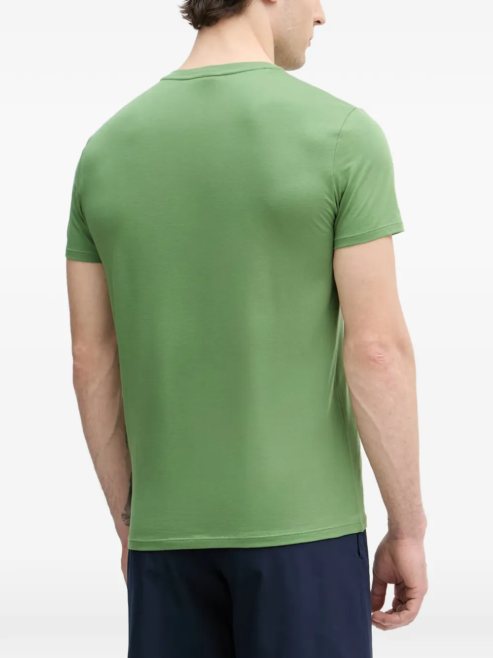 Lacoste T-shirt met logopatch Groen