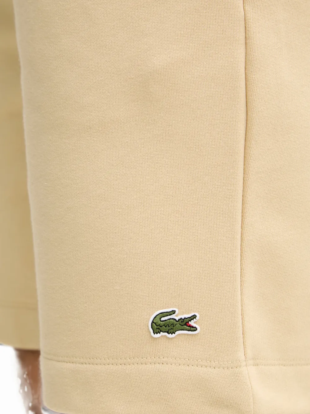 Lacoste Trainingsshorts met logopatch Beige
