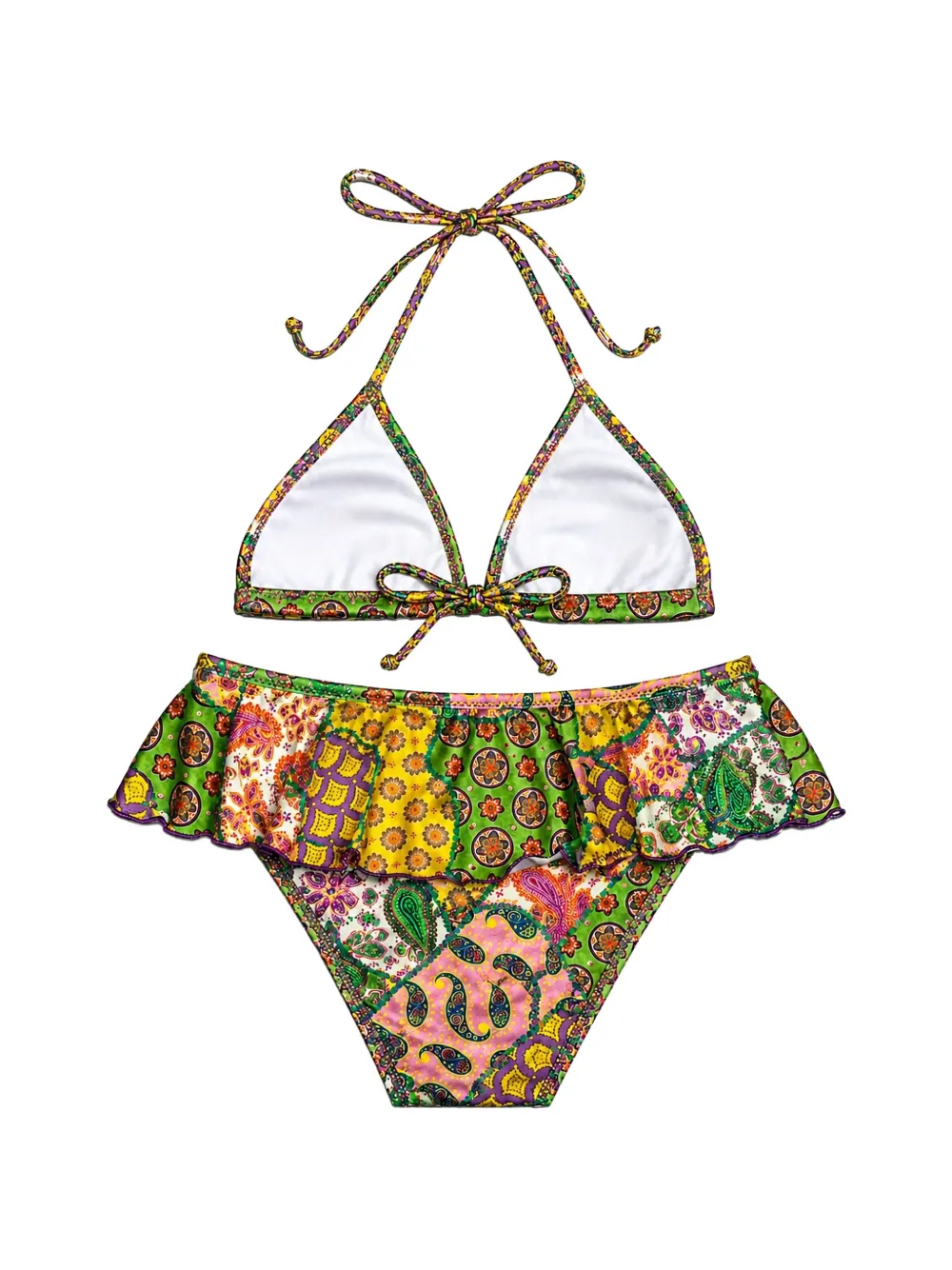 4GIVENESS Bikini met paisley-print Groen