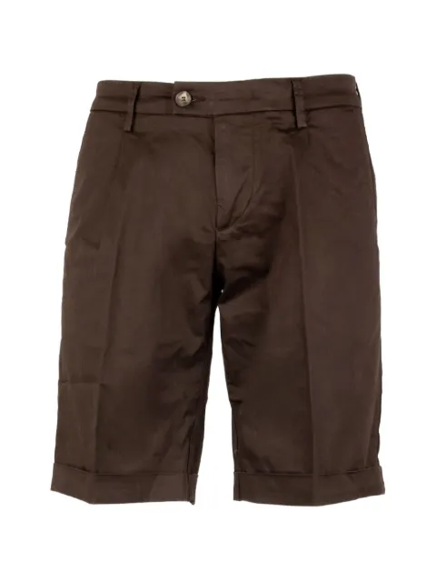 Re-Hash pleated turn-up shorts