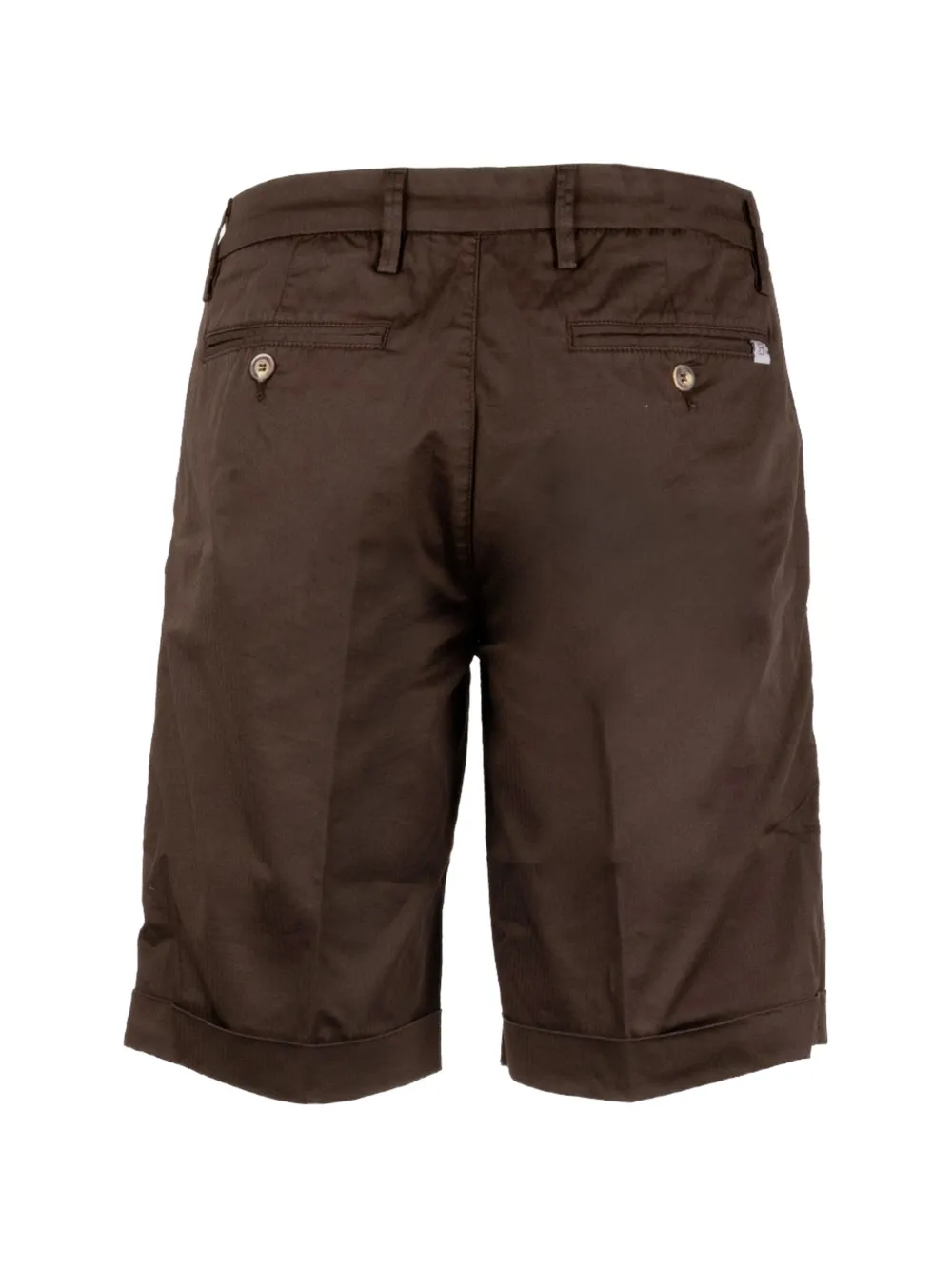  Re-hash Shorts Con Pieghe - Marrone 