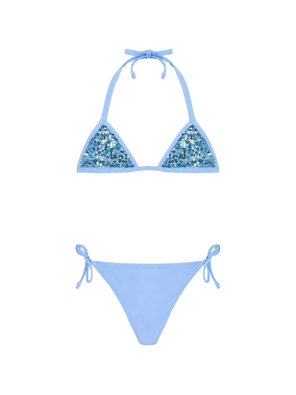 4GIVENESS sequin-embellished bikini - Blu