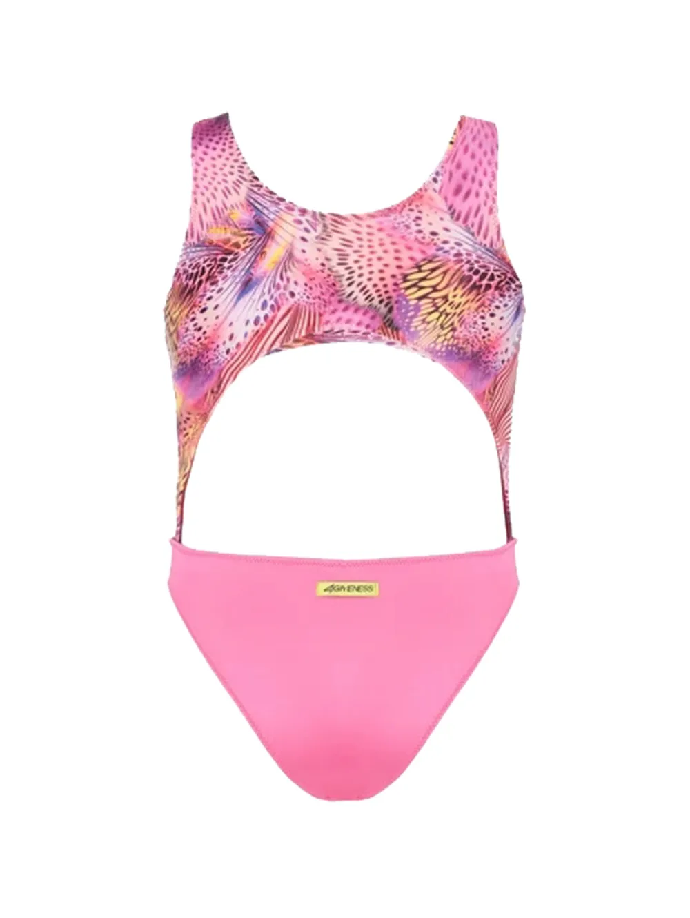 4GIVENESS Badpak met abstracte print Roze