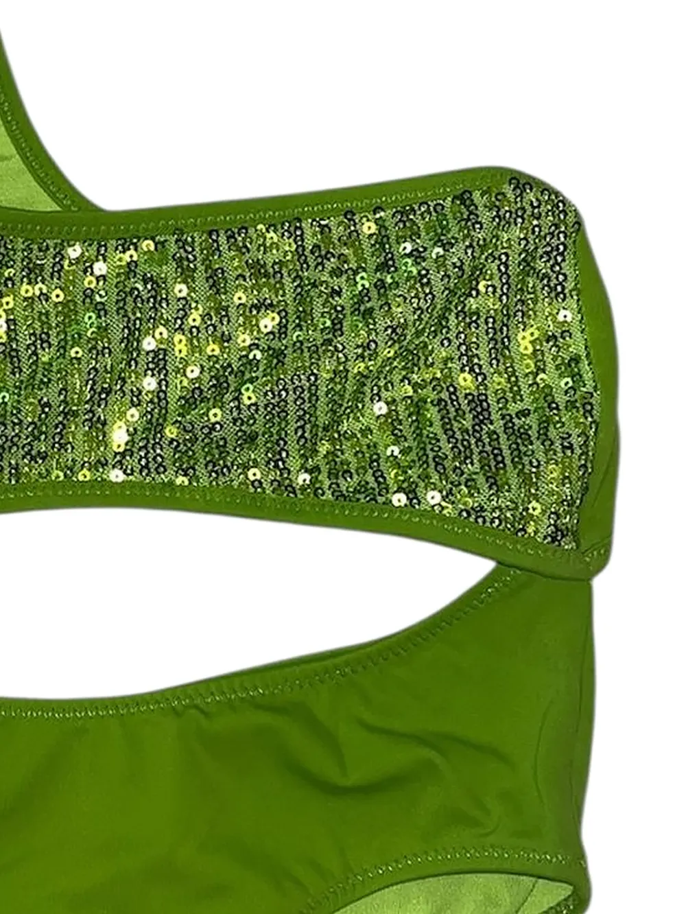 4GIVENESS Asymmetrisch badpak Groen
