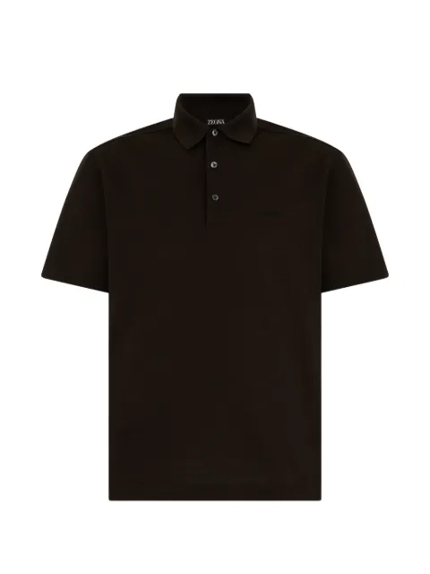Zegna polo à manches courtes