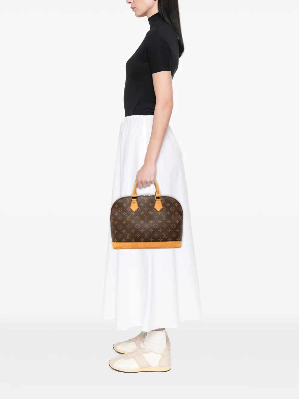 Louis Vuitton Pre-Owned 1998 Monogram Alma PM Handbag | Brown