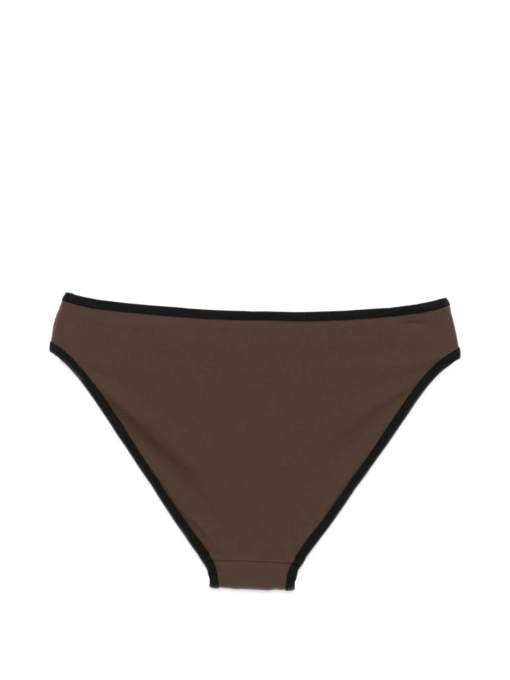 TOTEME Bikinislip met contrasterende afwerking Bruin