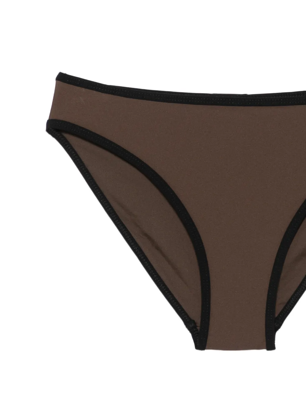 TOTEME Bikinislip met contrasterende afwerking Bruin