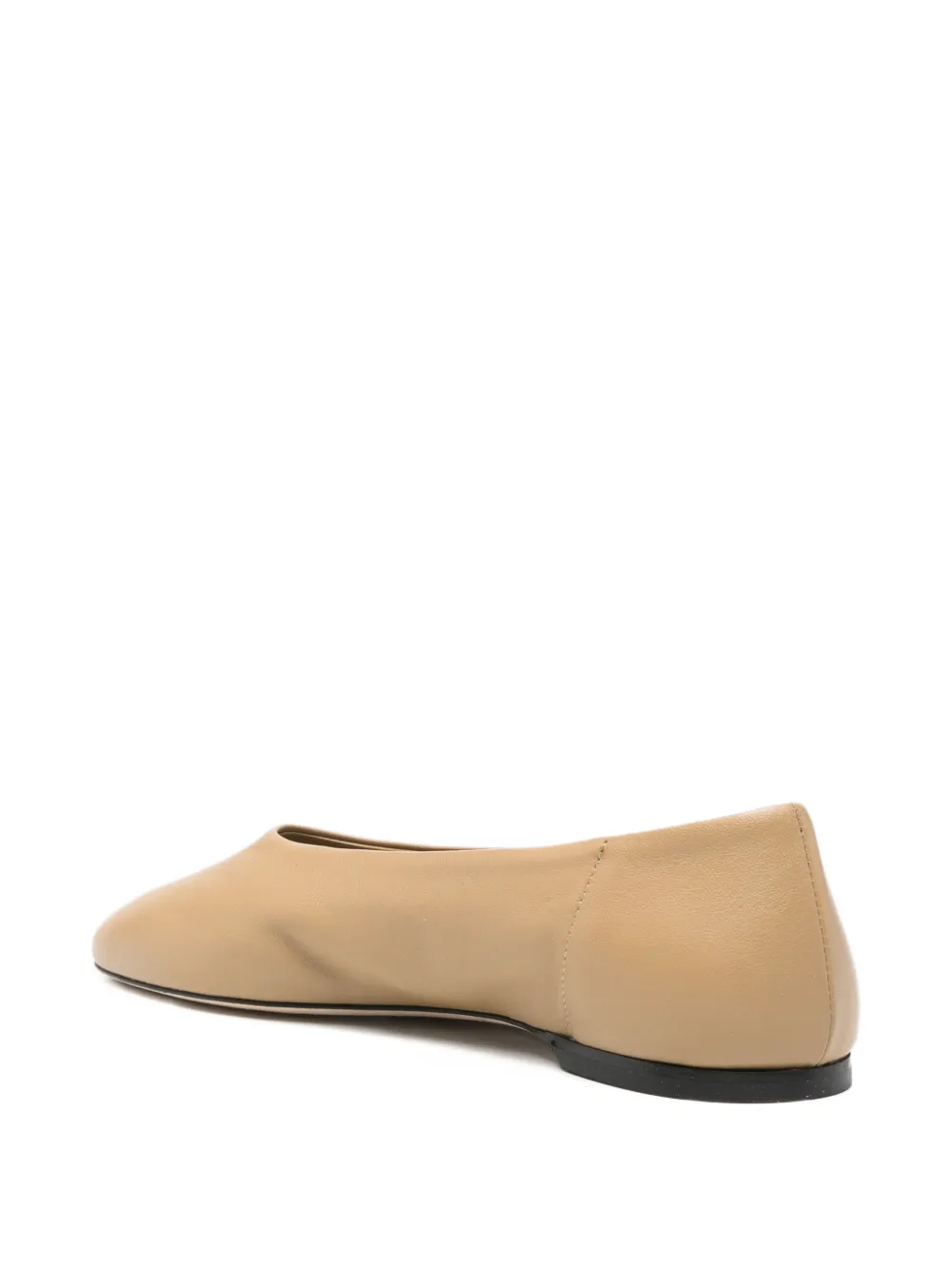 TOTEME Ballerina's met ronde neus Beige