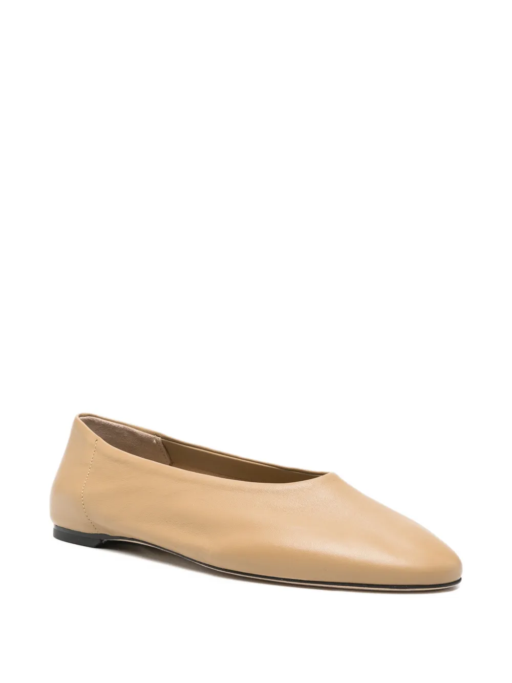 TOTEME Ballerina's met ronde neus Beige