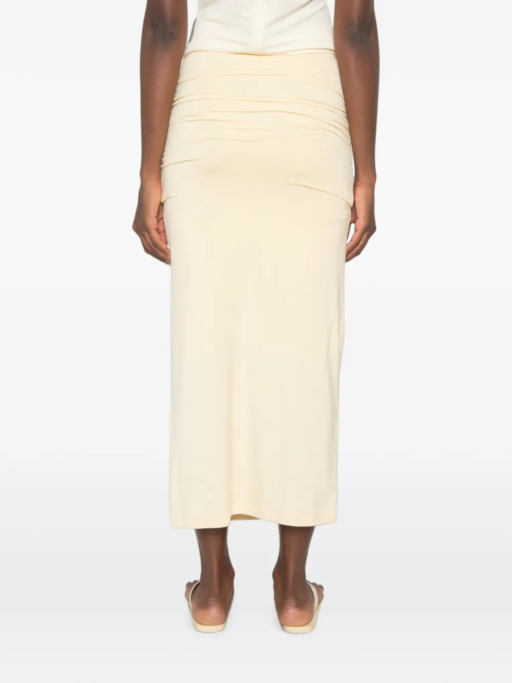 TOTEME Gedrapeerde maxi-rok Geel
