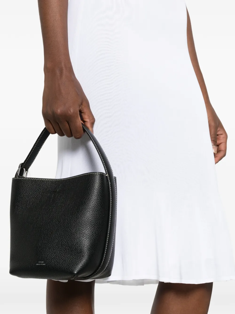 TOTEME Kleine shopper met logoprint Zwart