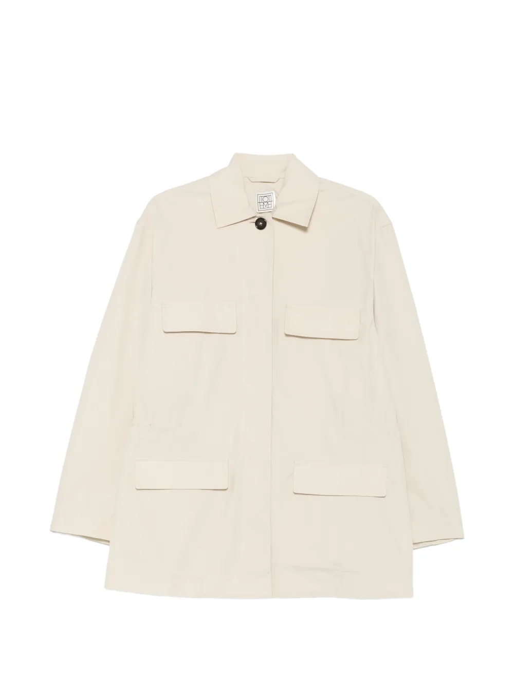 TOTEME flap-pocket coat - Toni neutri