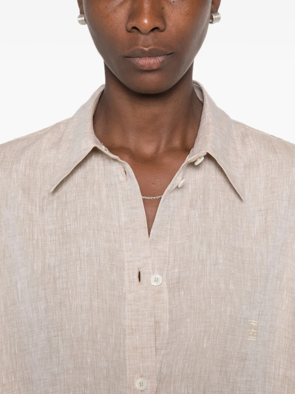 TOTEME Linnen blouse Beige