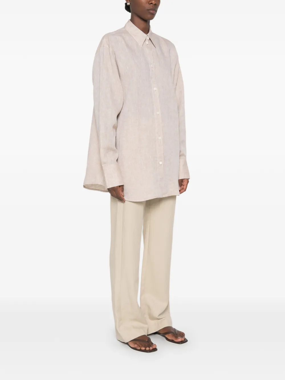 TOTEME Linnen blouse Beige