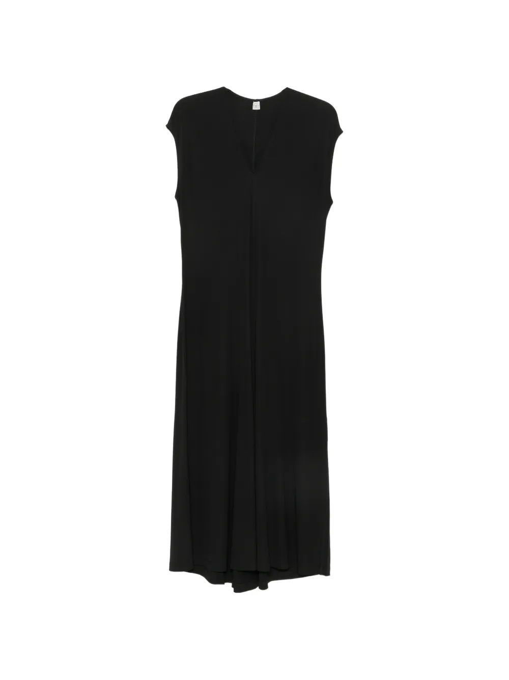 TOTEME V-neck midi dress - Nero