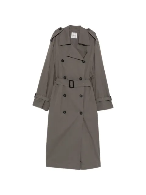 TOTEME Crisp double-breasted belted trench coat
