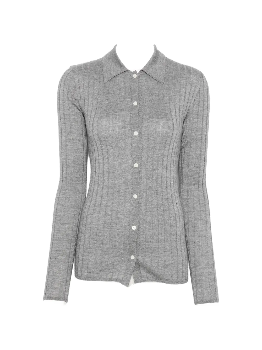 TOTEME ribbed cardigan - Grey