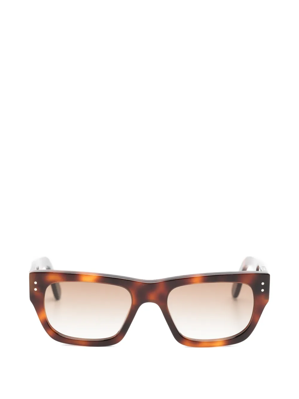 TOTEME Voyager rectangle-frame sunglasses - Marrone
