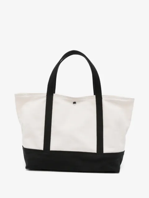 TOTEME contrast-trim beach tote bag