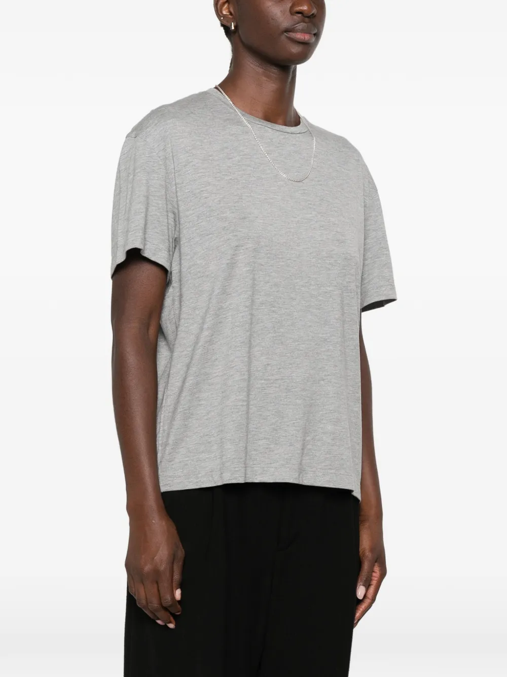 TOTEME Classic T-shirt met ronde hals Grijs