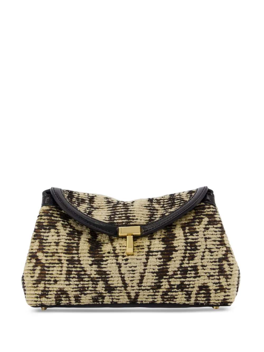 TOTEME Clutch mini con motivo paisley - Toni neutri