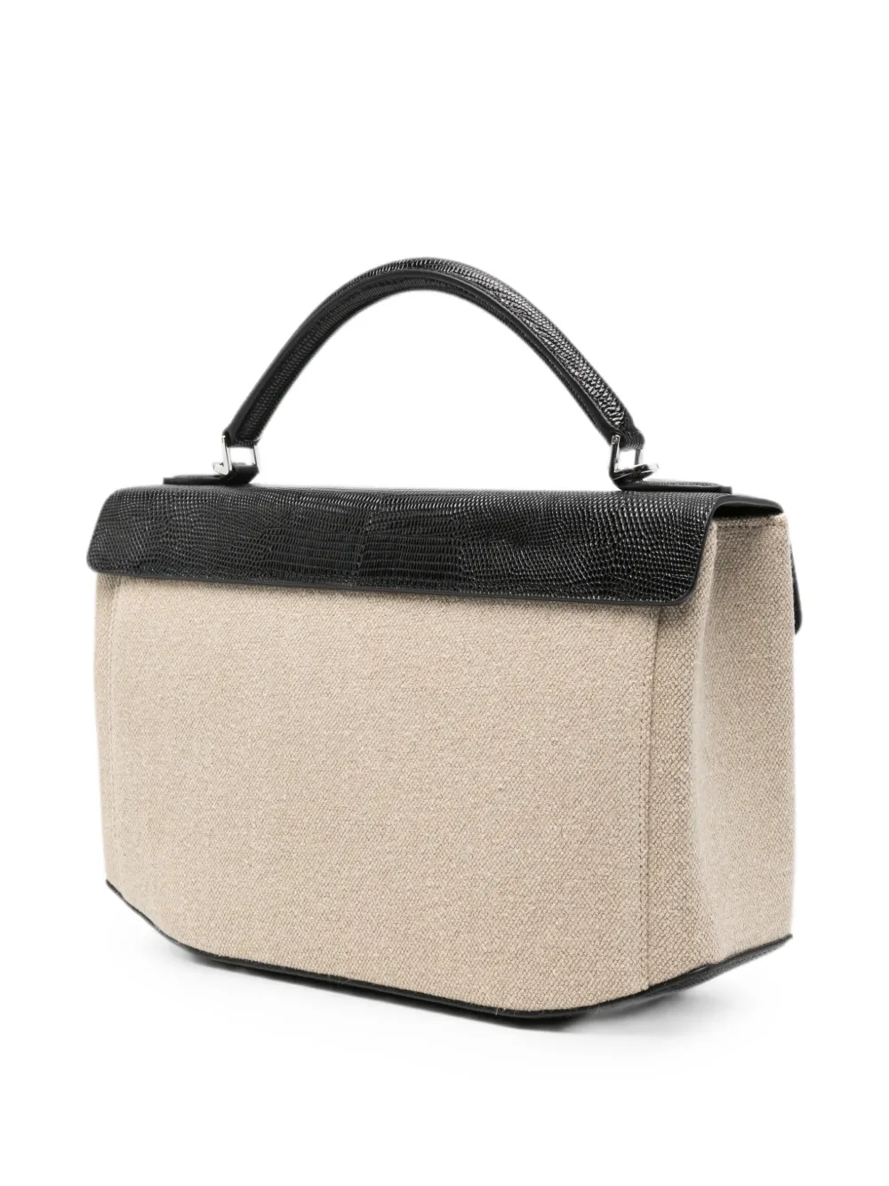 TOTEME Clip canvas shopper Beige