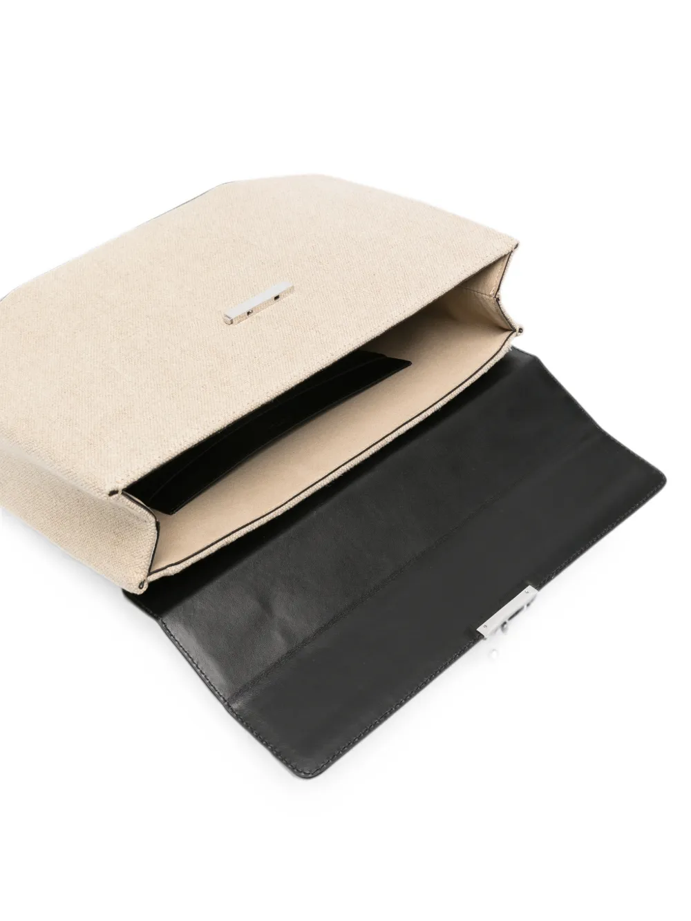 TOTEME Clip canvas shopper Beige