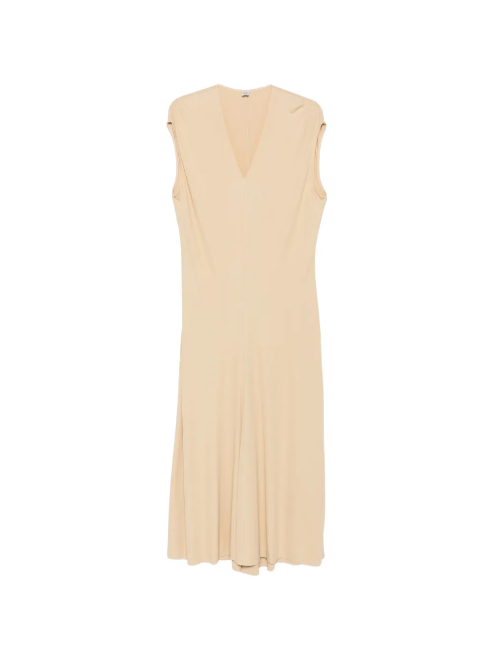 TOTEME V-neck jersey dress - Toni neutri
