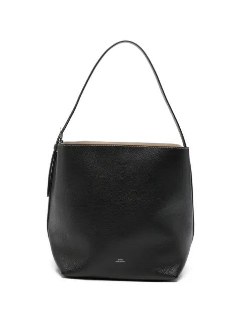 TOTEME medium belted grained-leather tote bag