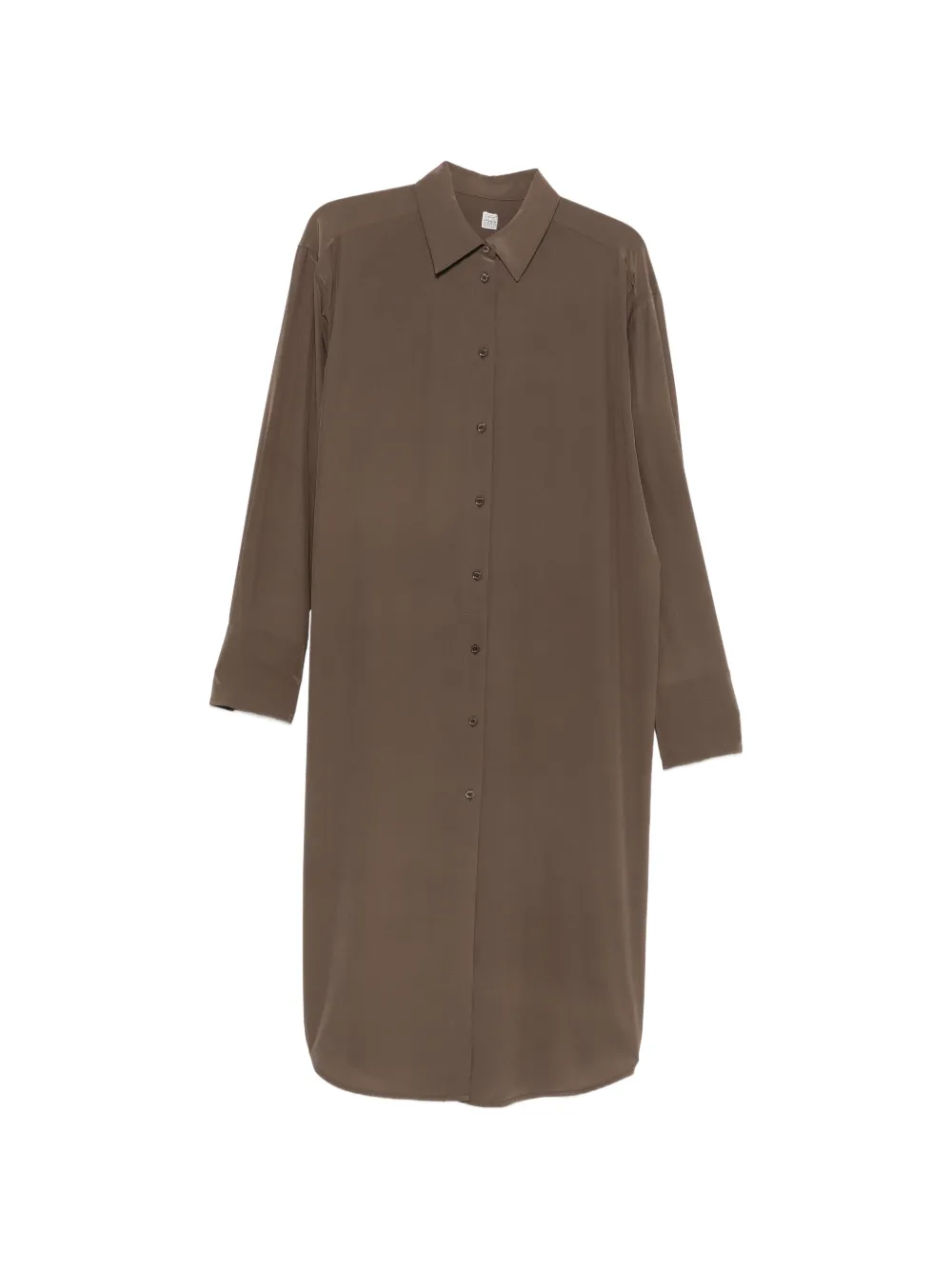 TOTEME long-sleeves midi dress - Braun