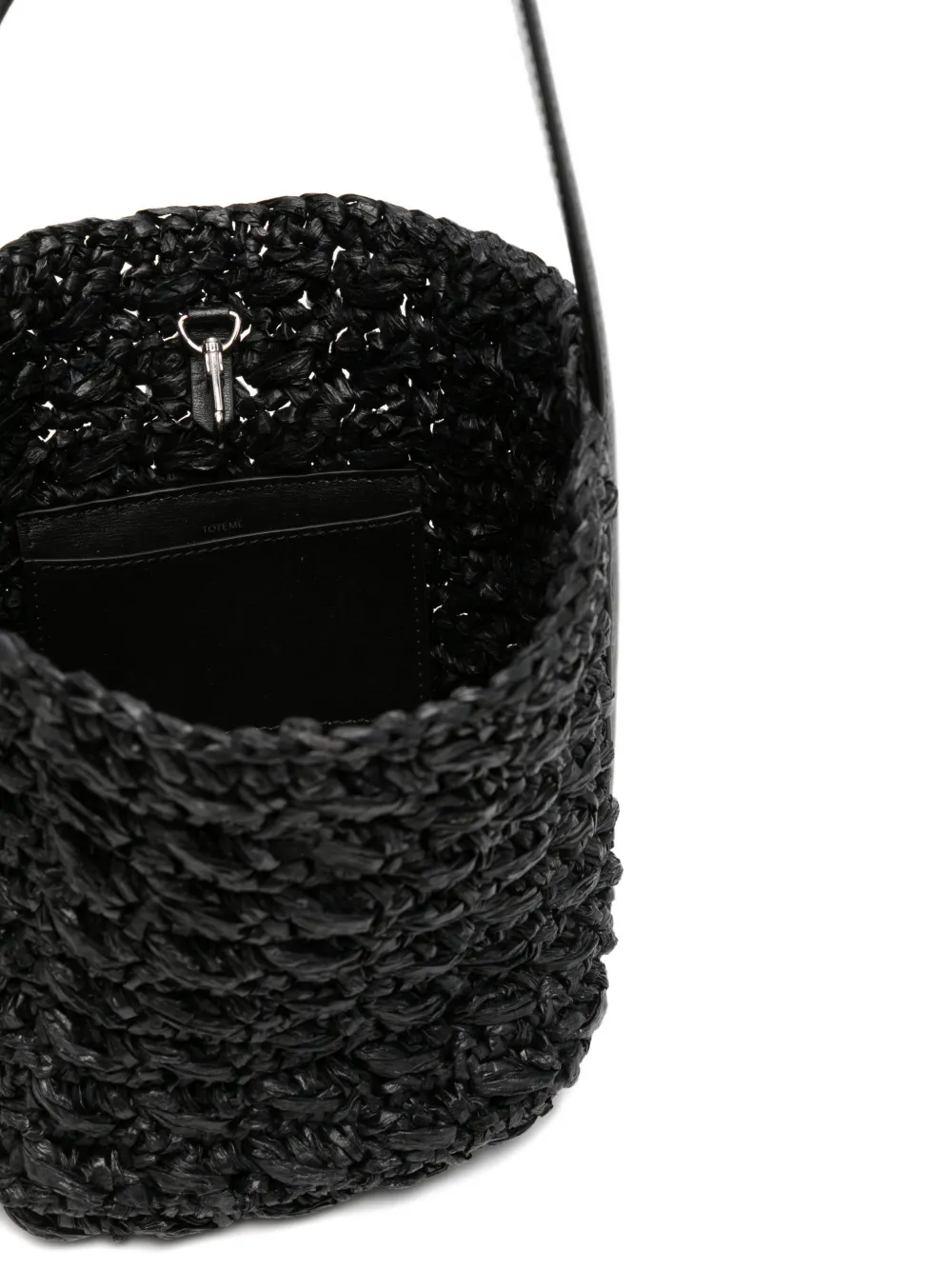 TOTEME Kleine shopper met ceintuur Zwart