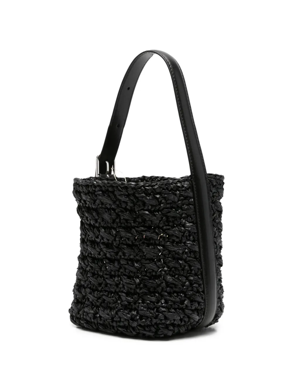 TOTEME Kleine shopper met ceintuur Zwart
