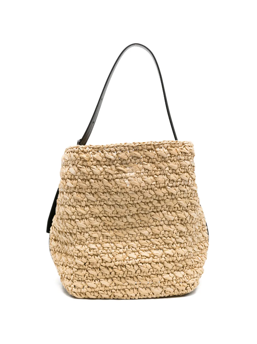 TOTEME medium buckle-strap tote bag - Toni neutri