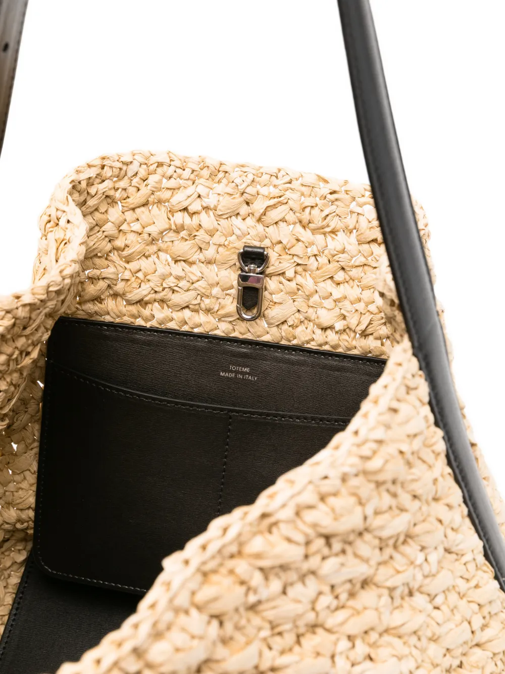 TOTEME Medium shopper met gespband Beige