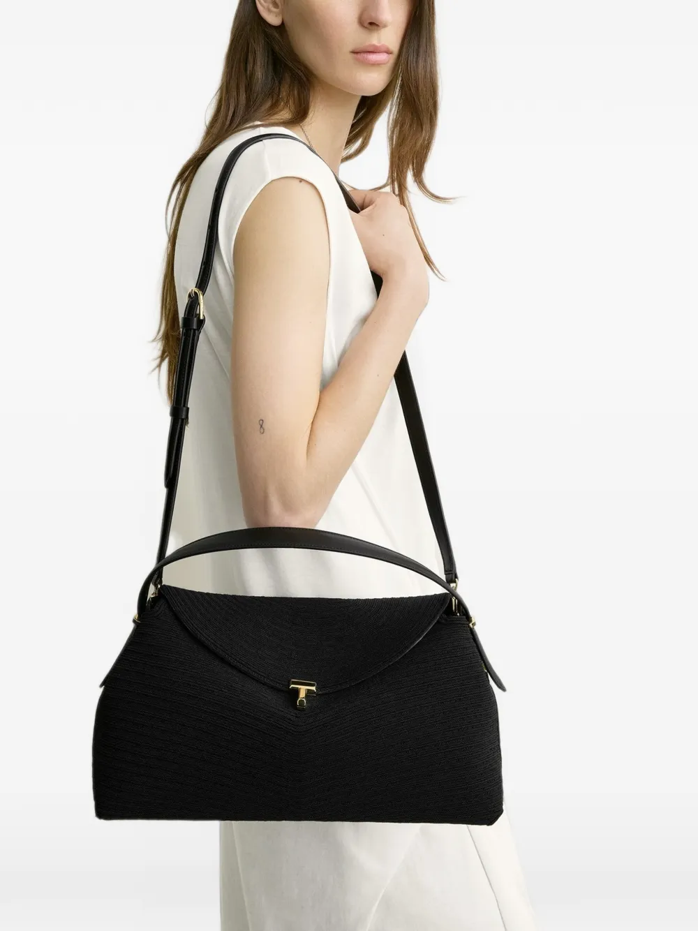 TOTEME Shopper met T-Lock-sluiting Zwart