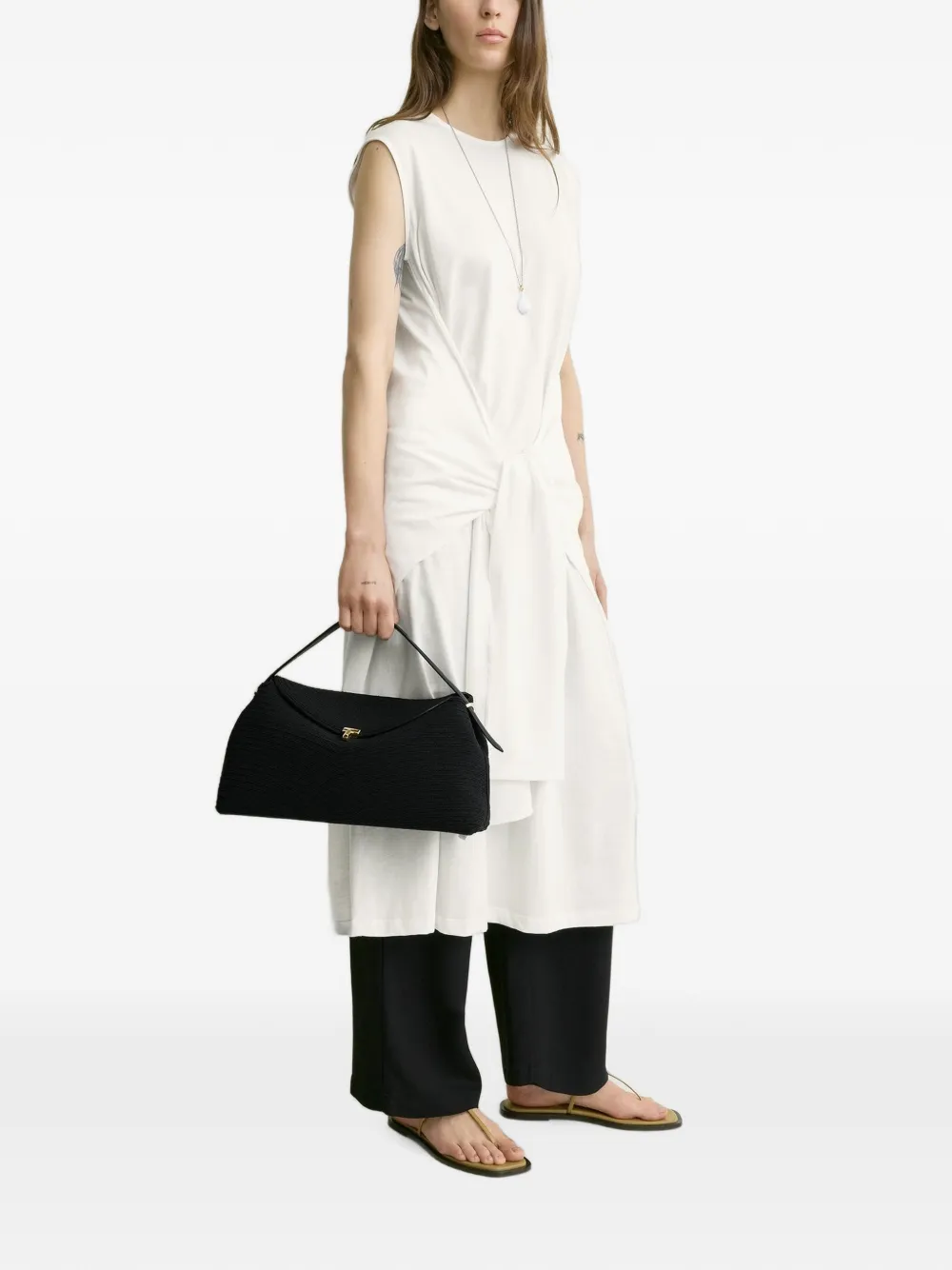 TOTEME Shopper met T-Lock-sluiting Zwart
