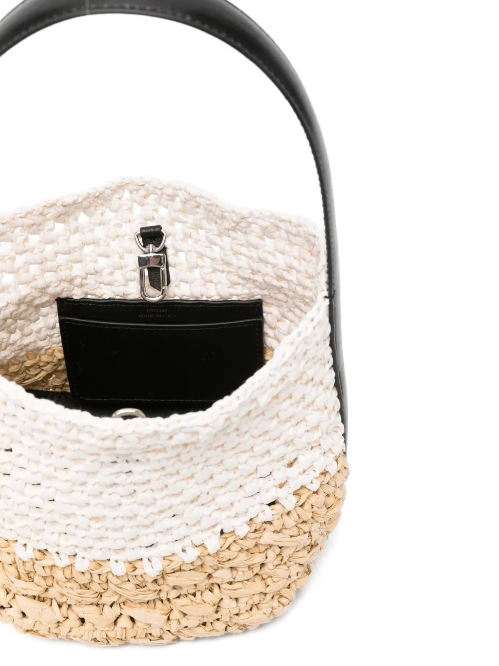 TOTEME Kleine shopper met ceintuur Wit