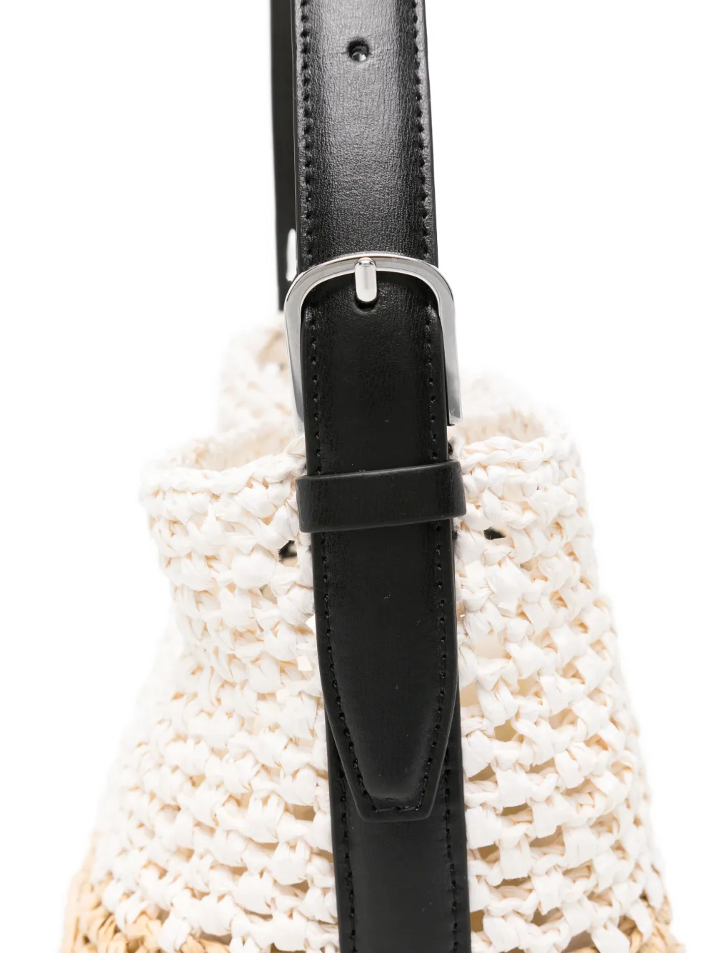 TOTEME Kleine shopper met ceintuur Wit
