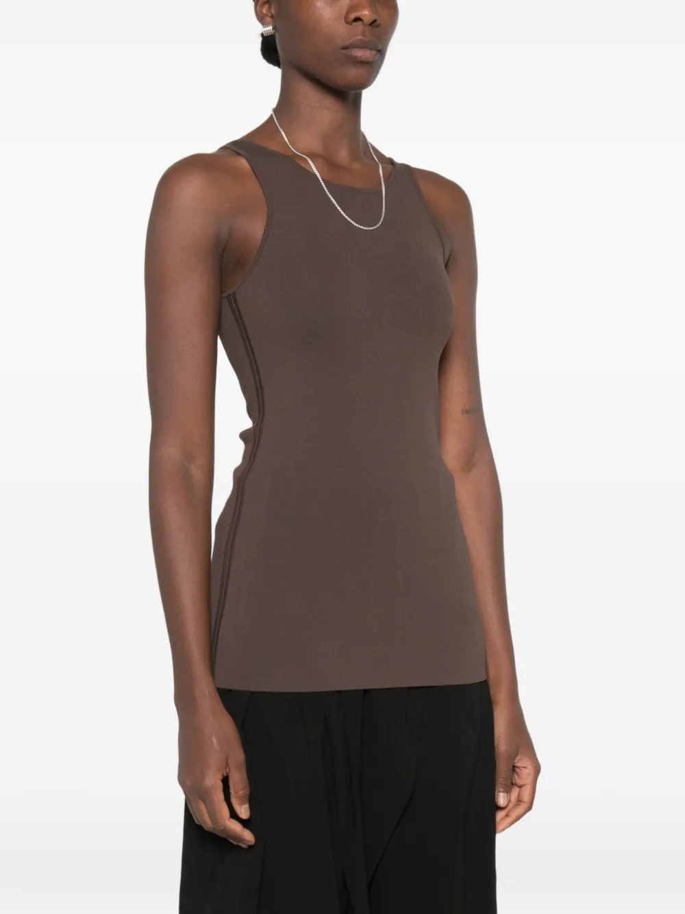 TOTEME Gebreide tanktop Bruin